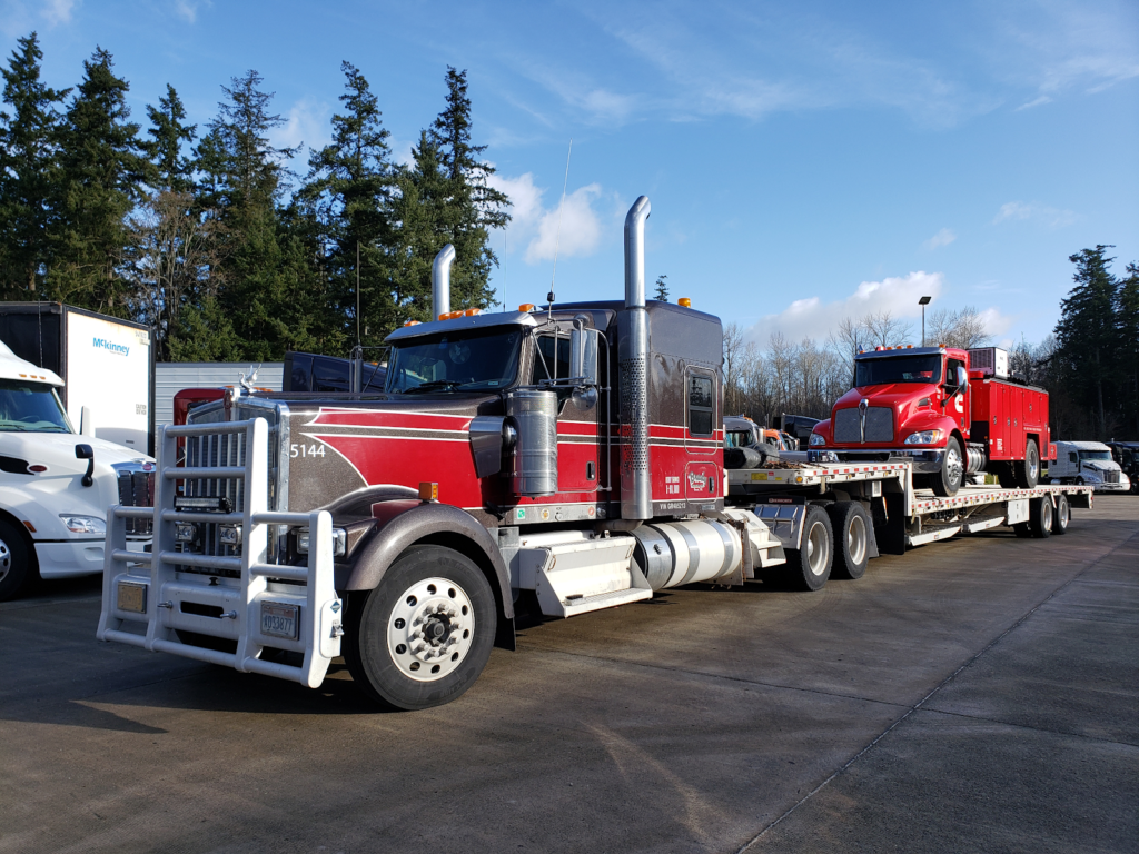 Shipping the 2019 Kenworth T370 Electric Service Truck.