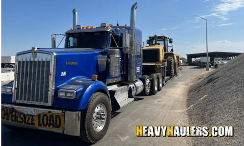 Shipping an oversize tractor