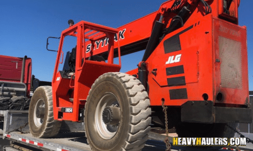 Transporting a Sky Trak Forklift