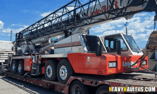 Transporting a Crane Truck