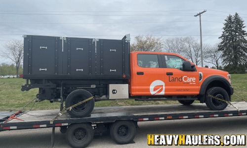 Heavy Duty Ford Truck loaded for transport