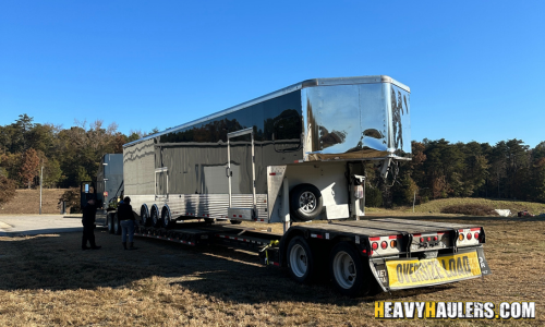 Transporting a 2020 Sundowner 48ft Toy Hauler to South Dakota.