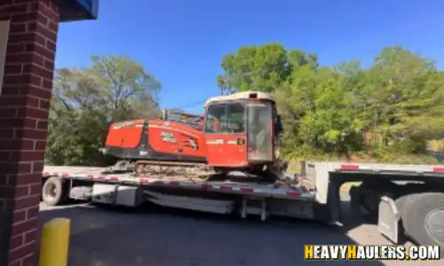Hauling a 2013 ditch-witch