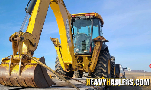 Shipping a Case backhoe