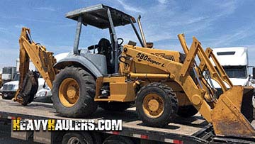 Shipping a 1996 backhoe.