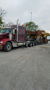 Shipping a Volvo Dump Truck