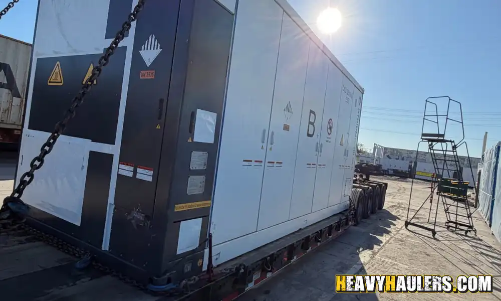 Transporting a BESS unit