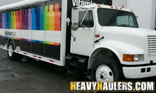 Vitamin Water beverage truck 