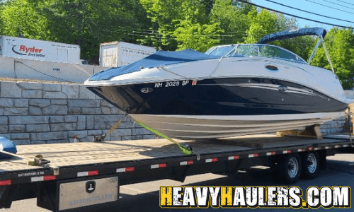 shipping an evinrude boat on a trailer