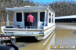 Shipping a house boat.