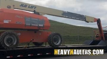 Shipping a JLG 1850SJ Boom Lift.