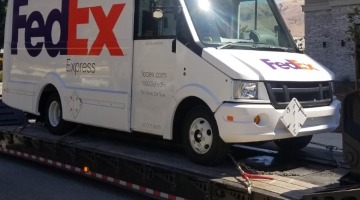 Shipping a 13,000 lbs Box Truck.