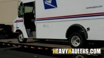Transporting a US Postal Service truck to Arizona.