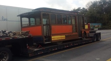 Shipping a 1984 Chance trolley bus from Troy, VA to Texas.