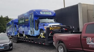 2019 Starcraft Allstar 22 Shuttle Bus transported to New York