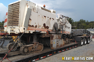 Oversize wirtgen 2000DC cold planer hauled to Ohio.