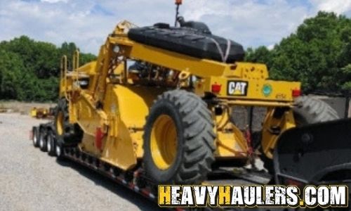 Hauling a Caterpillar road ceclaimer to Atlanta, GA.