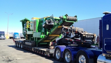 Shipping a McClosky J40 Jaw Crusher.