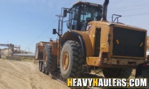 Shipping a Caterpillar wheel loader to Des Moines, IA.