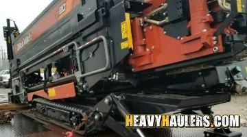 Hauling a Ditch Witch directional drill.