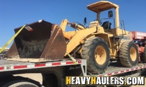 Shipping a Komatsu wheel loader to Billings.