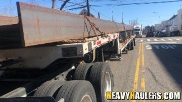 5 steel beams shipped to New York