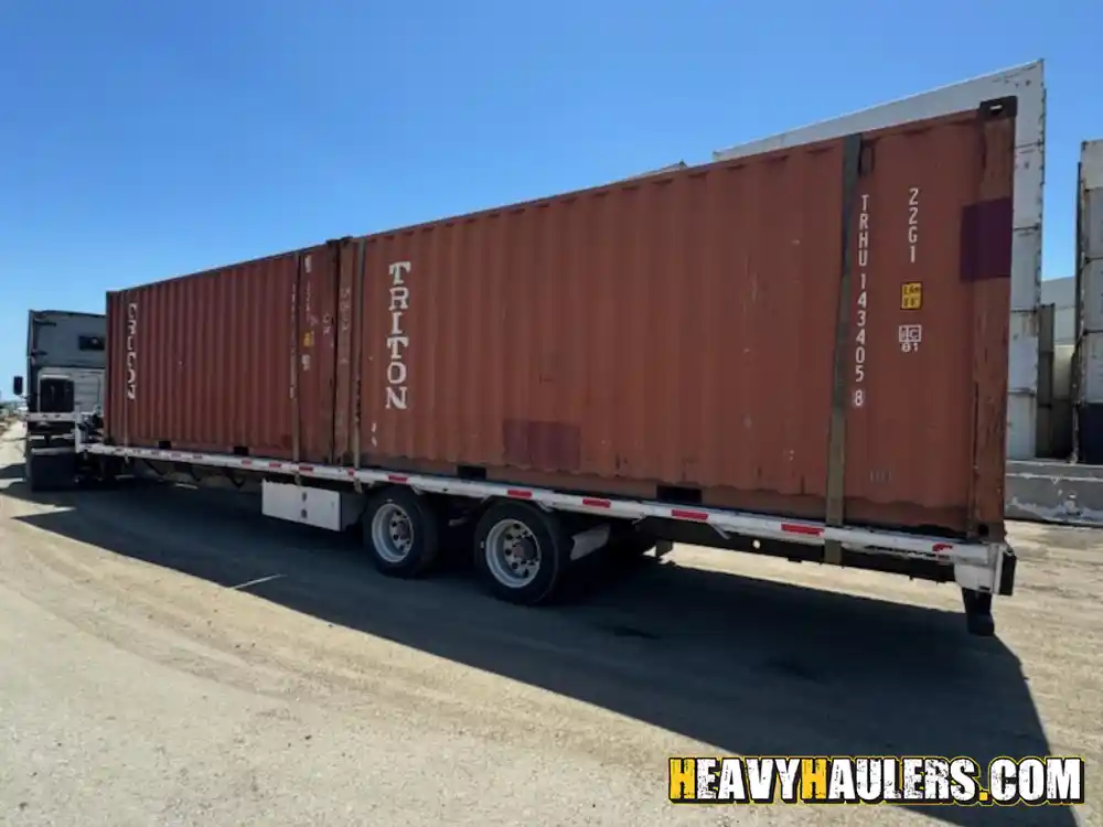 Transporting a 20ft container