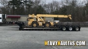 Hauling a Grove RT518 crane to New Jersey.