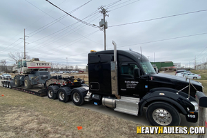 Shipping a Terex RT230 crane.