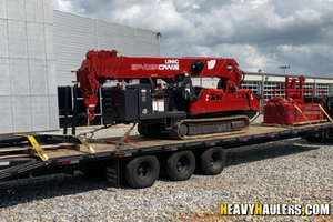 2020 UNIC URW-706C4U SPYDERCRANE haul.