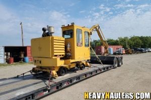 Shipping an oversize trencher