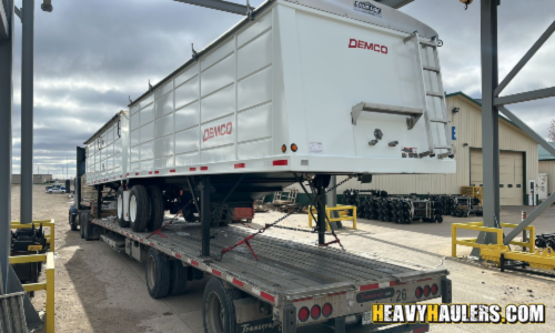 Transporting a 2 Demco Grain Trailers to Nebraska.