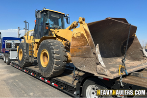 shipping a 2007 Cat 966H wheel loader.