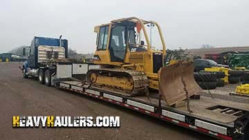 Bulldozer Hauling