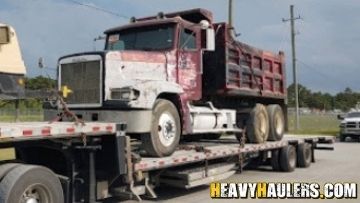 Hauling a Freightliner dump truck to Oklahoma City, OK.