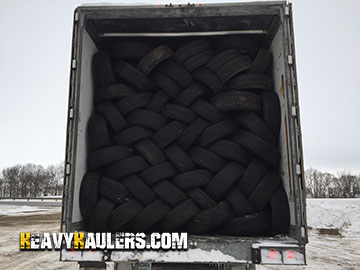 Shipping a full load of tires