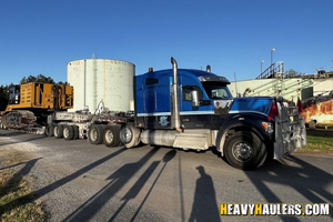 Power only trucking for an excavator