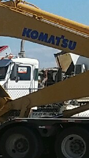 Shipping a Case backhoe