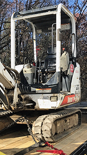 Shipping a Case backhoe