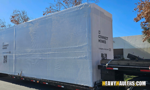 Mobile dwelling unit move.