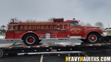 Shipping a GMC fire truck.