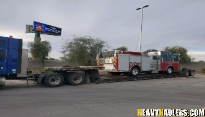 HME Ahrens-Fox fire truck haul.
