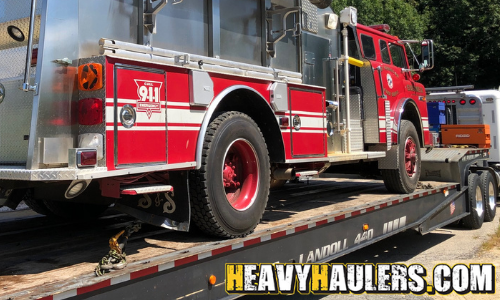 Fire Truck shipping Services