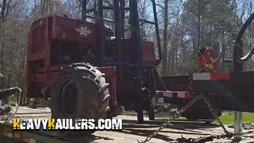 Shipping a Moffett forklift.