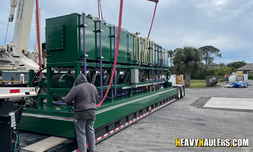 Transporting a Hydraulic power unit to Wisconsin.