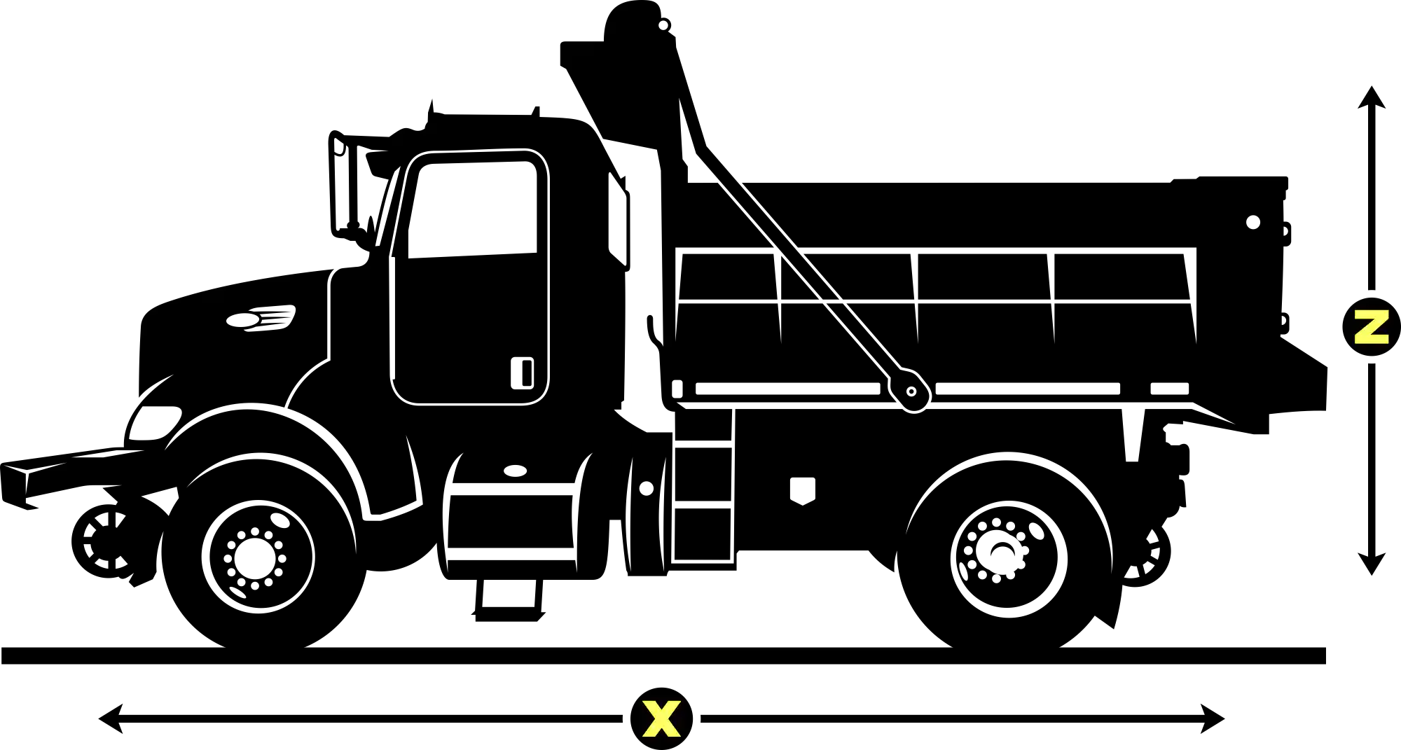 Example of equipment dimensions