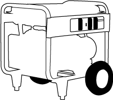 Portable Generator Transport Illustration
