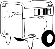 Heavy Haulers Portable Generator Transport Illustration Portable Generator Transport Illustration