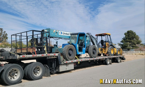 Shipping a Gradall Telehandler