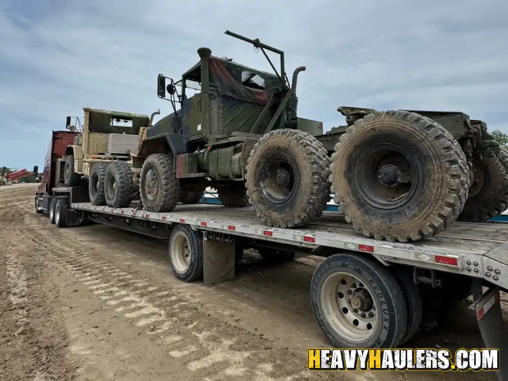 Shipping 2 M931A2 6x6 Military Trucks